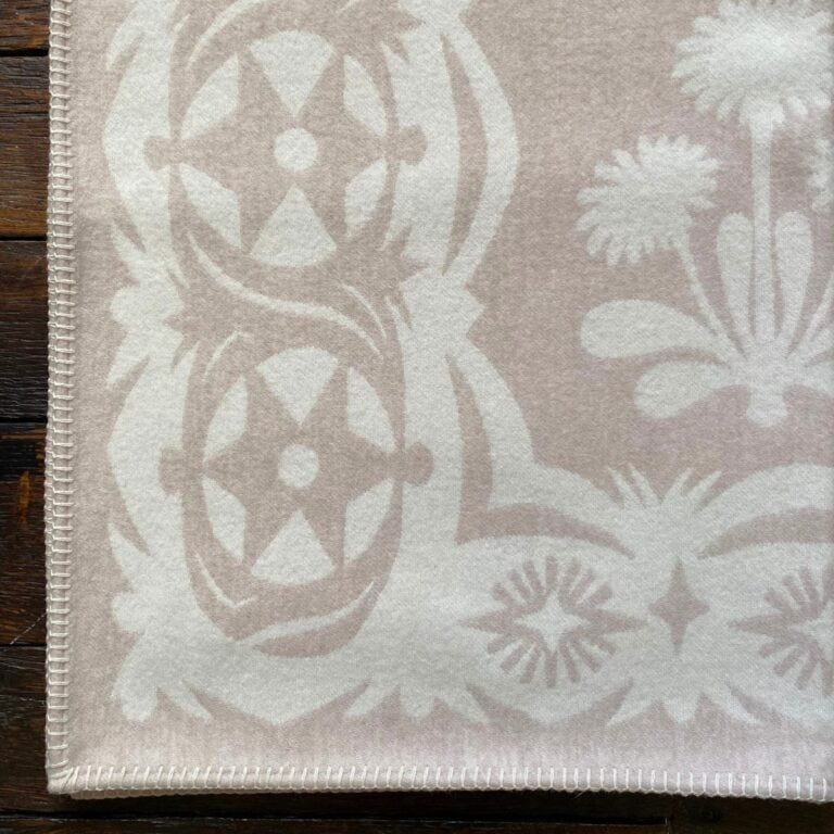 super soft wool cream blanket