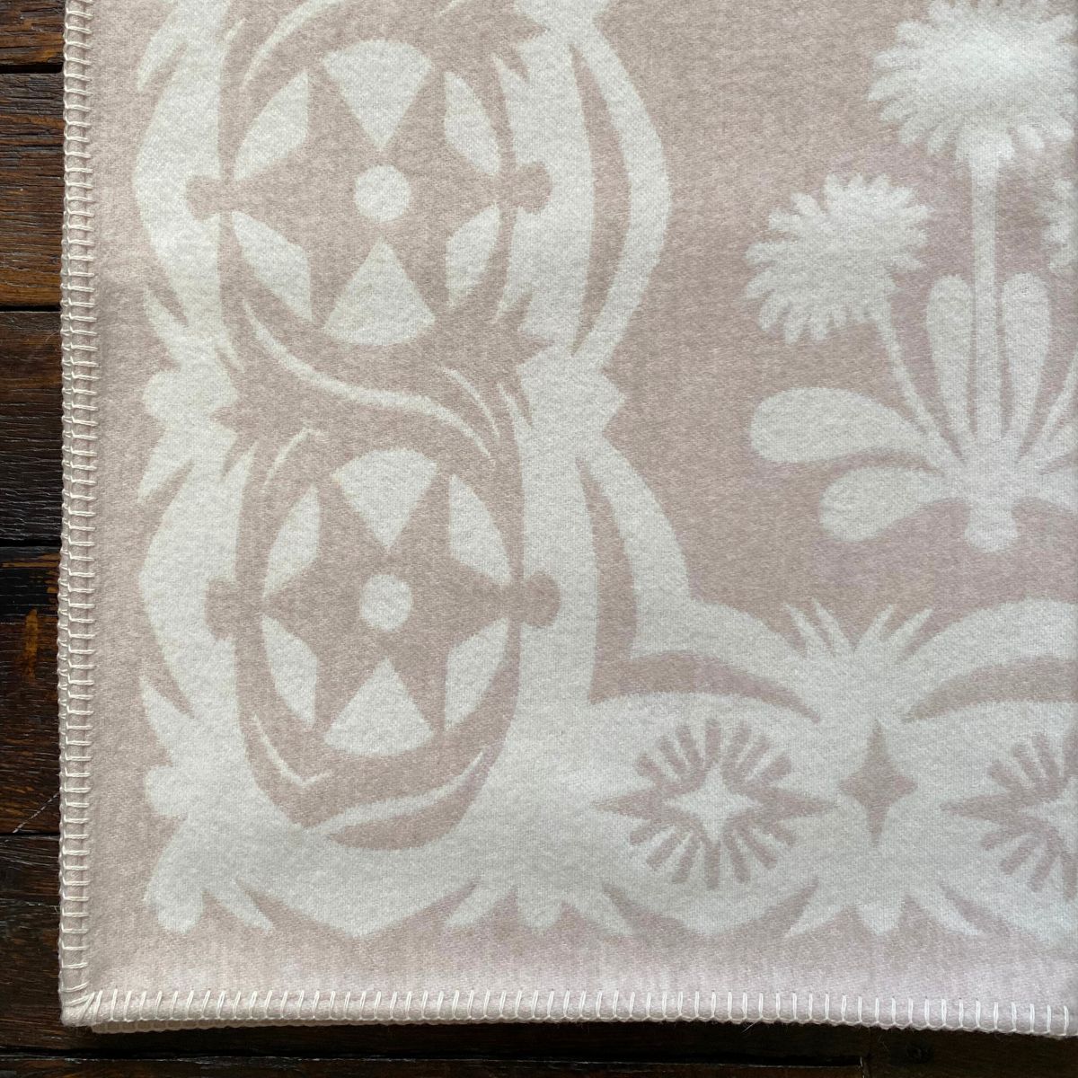 super soft wool cream blanket