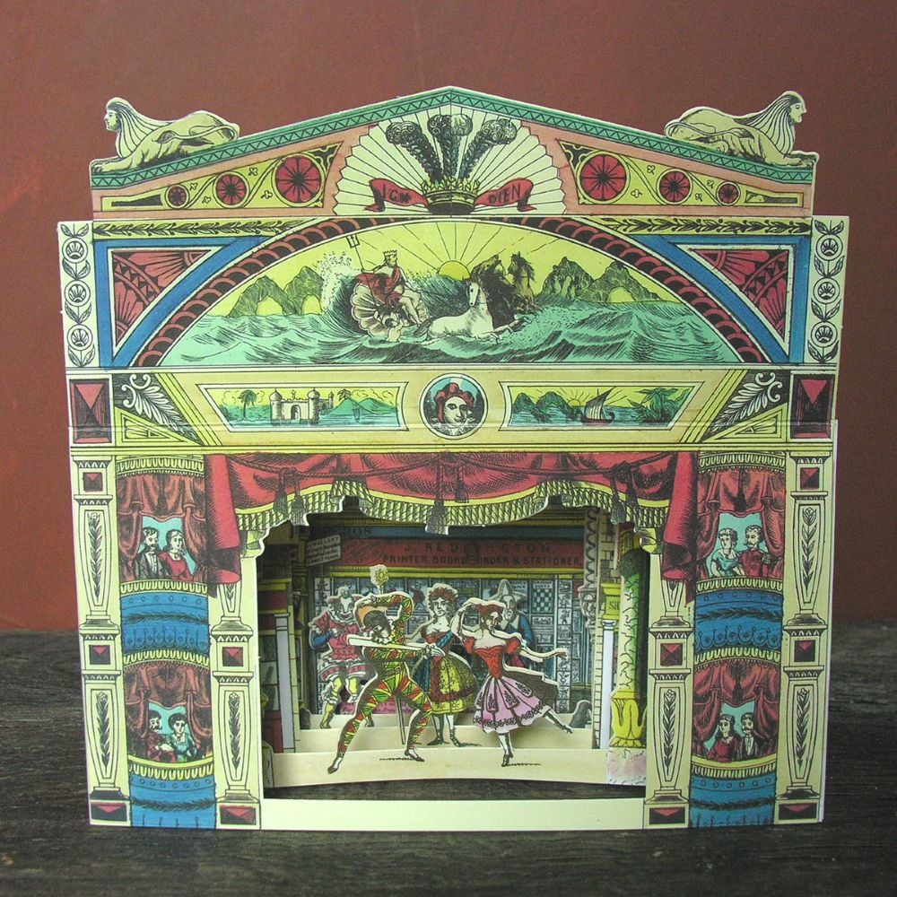 Pop-up toy theatre