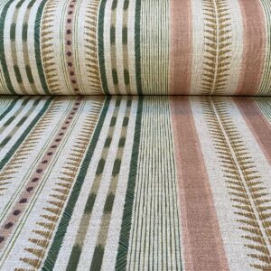 Extra Wide Caspian Stripe Forest Green & Etruscan - Image 3