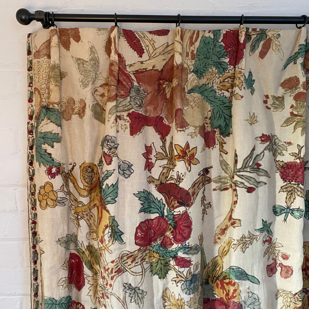 Ex-display Curtain in Lewis & Wood Wild Thing from Tinsmiths of Ledbury