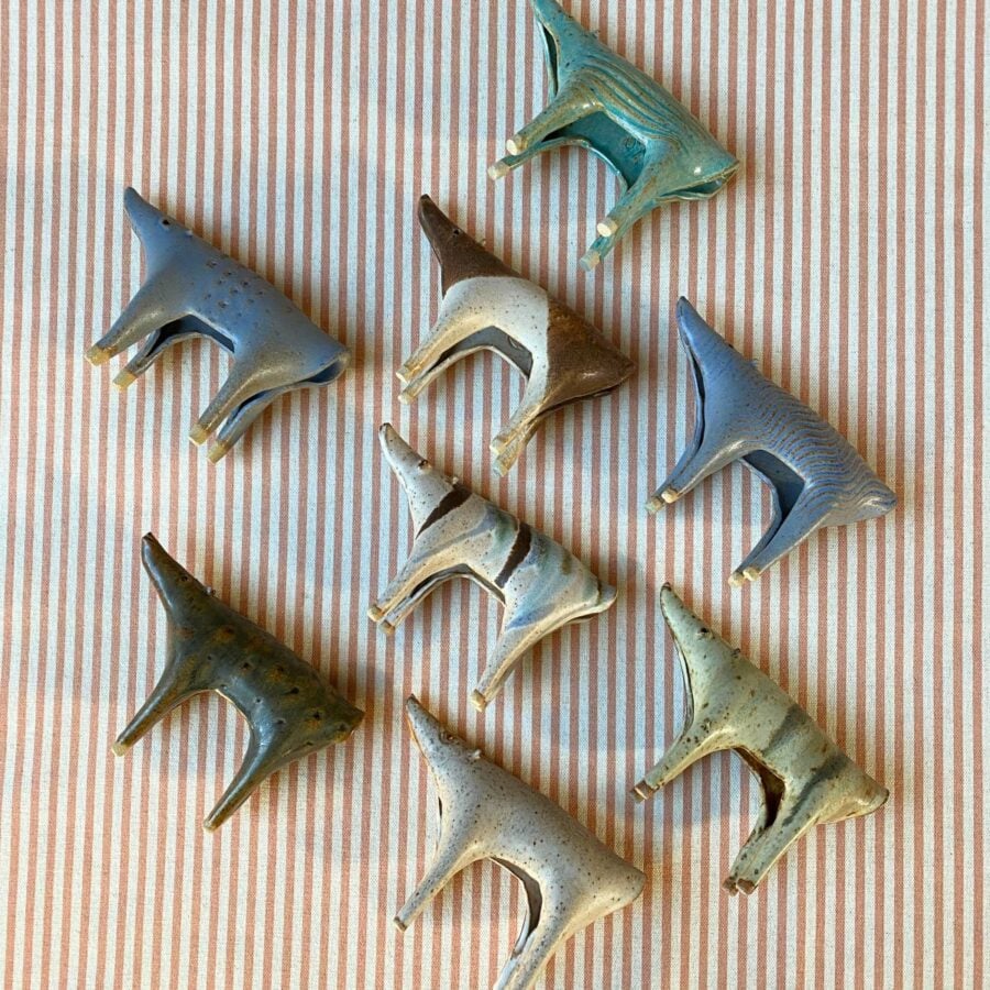 Susan Halls Ceramics Pottery Foldy Creature from Tinsmiths Ledbury