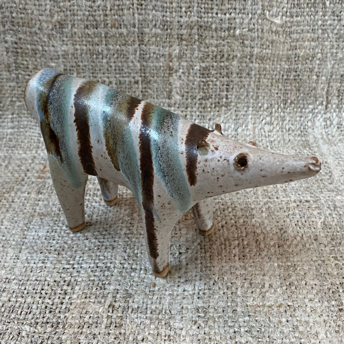 Susan Halls Ceramics Pottery Foldy Creature from Tinsmiths Ledbury