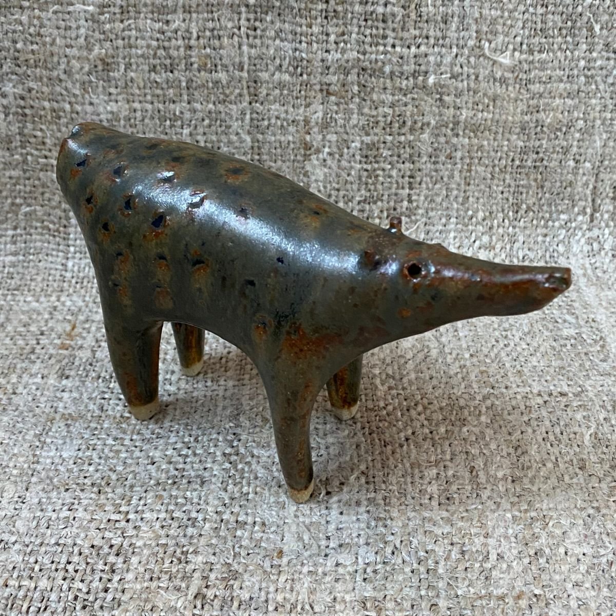 Susan Halls Ceramics Pottery Foldy Creature from Tinsmiths Ledbury