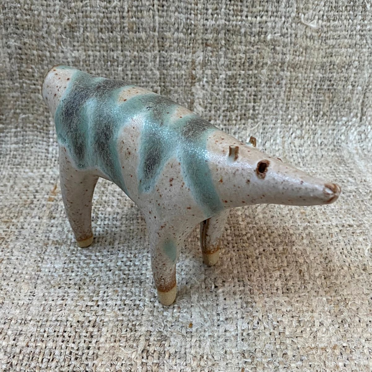 Susan Halls Ceramics Pottery Foldy Creature from Tinsmiths Ledbury