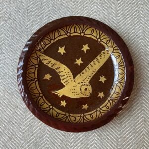 Katie B Morgan slipware dish for Tinsmiths Ledbury