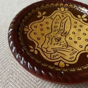 Katie B Morgan Biscuit Plate Hare SORKD8 - Image 2