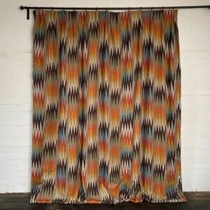 Single curtain in Zhivago Linen from Tinsmiths of Ledbury