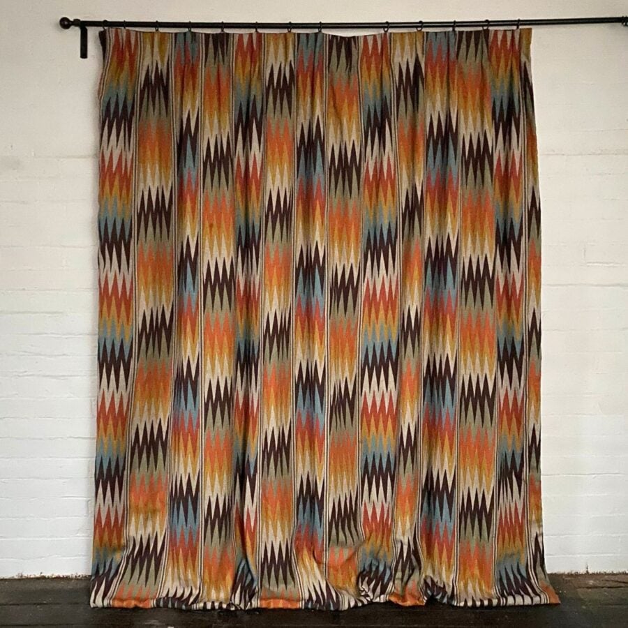 Single curtain in Zhivago Linen from Tinsmiths of Ledbury