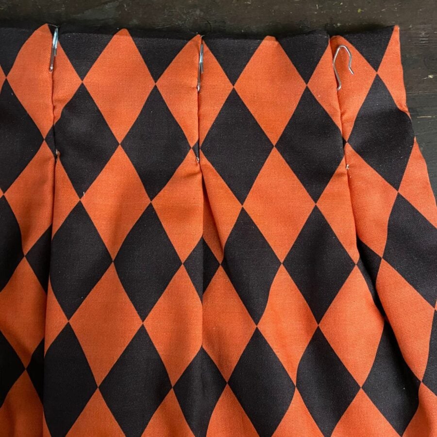 Single curtain in Zhivago Linen from Tinsmiths of Ledbury