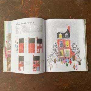 Instruction page of Cut Paper Pictures book by Clover Robin