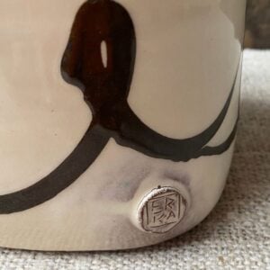 Erica Taylor Low ceramicist maker's mark on jar