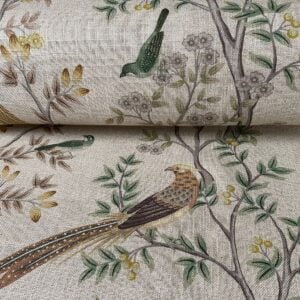 Extra Wide Chinoiserie Green & Gold - Image 3