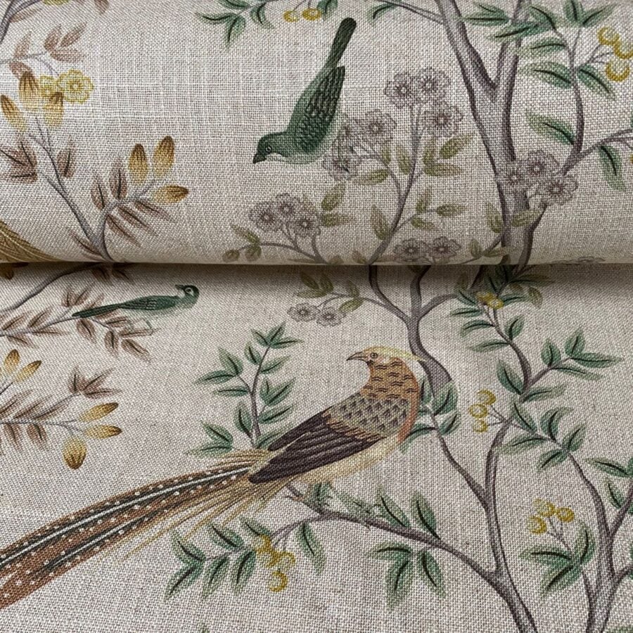 Extra Wide Chinoiserie Green & Gold - Image 3