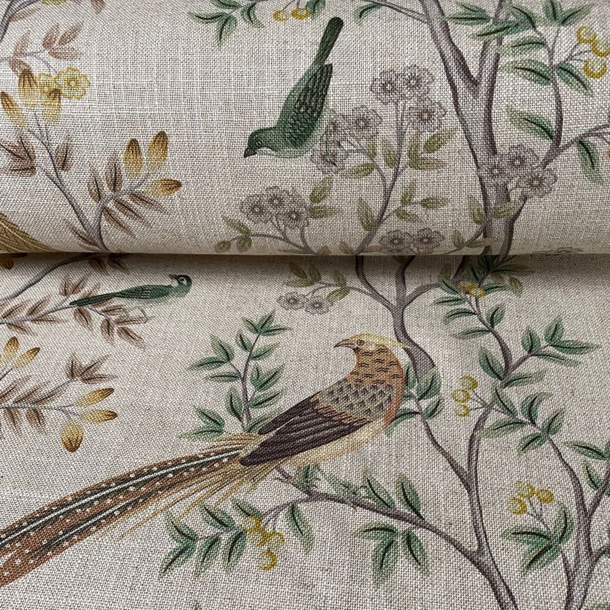 Extra Wide Chinoiserie Green & Gold - Image 3