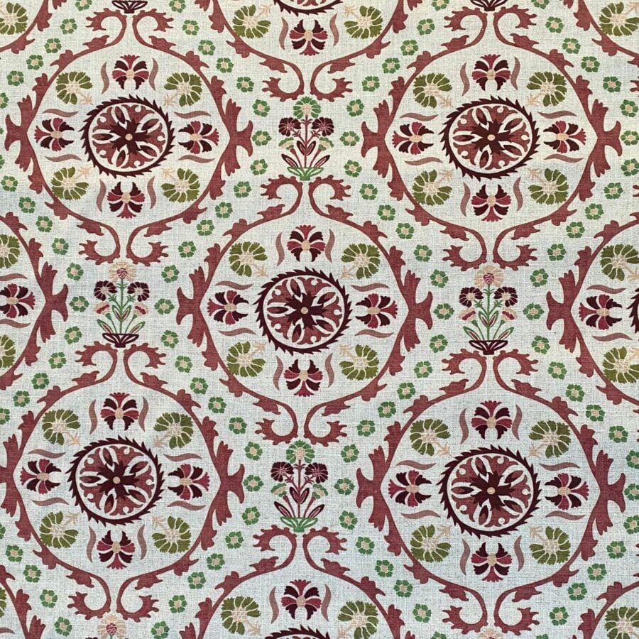 Extra Wide Eden Suzani Henna Brown & Olive - Image 2