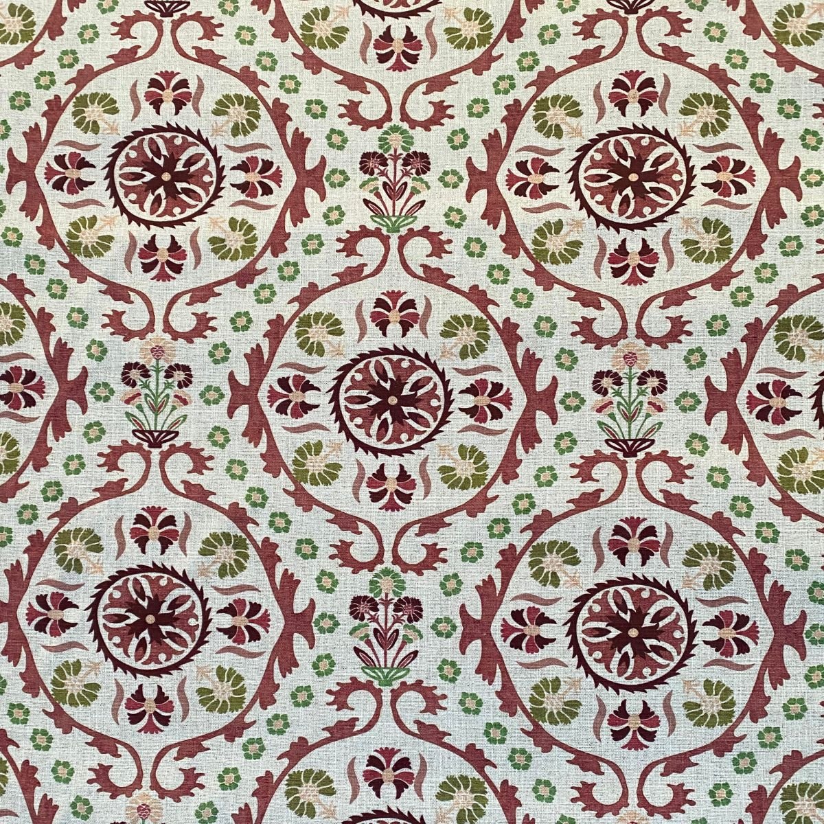 Extra Wide Eden Suzani Henna Brown & Olive - Image 2