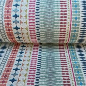 Omega Stripe Seagreen & Raspberry - Image 3