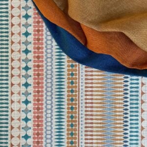 Omega Stripe Teal & Buckskin - Image 4