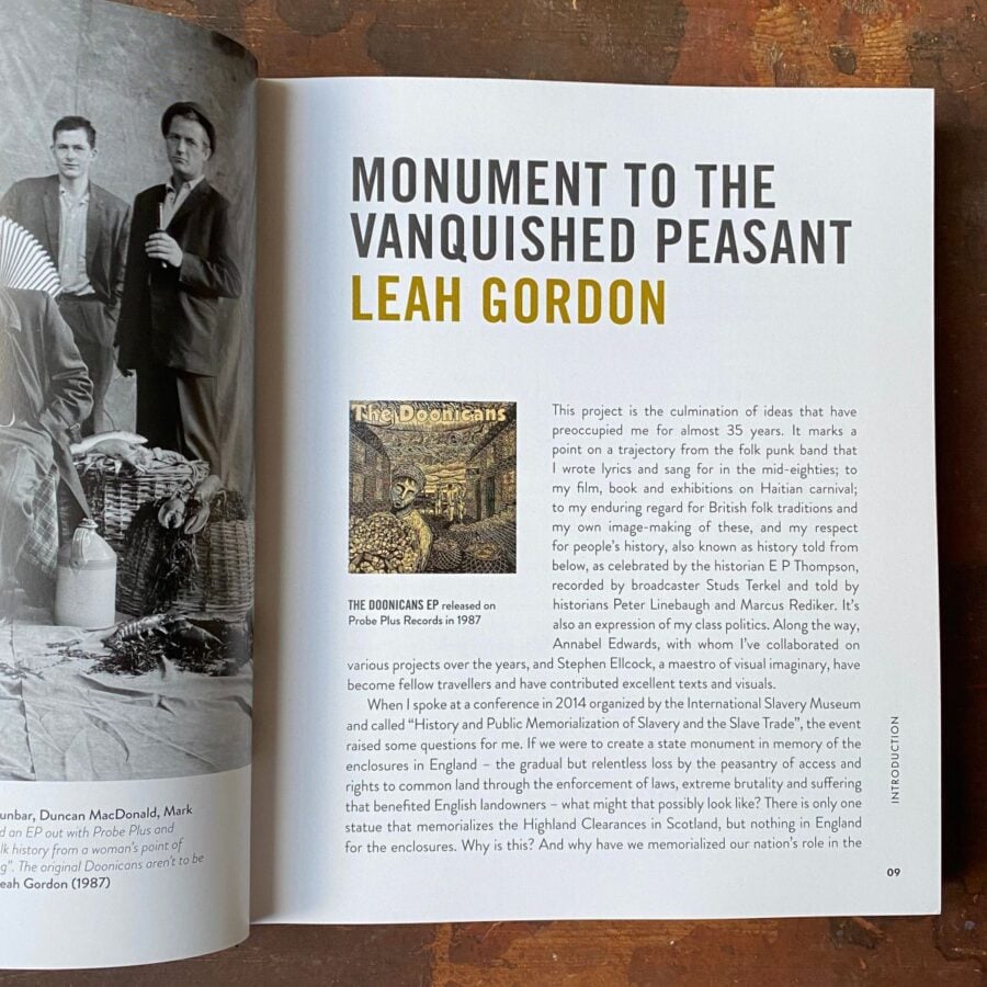 Interior page of Common People book by Leah Gordon & Stephen Ellcock