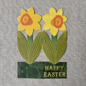 Tall Slim Card - Easter Daffodil - Image 3