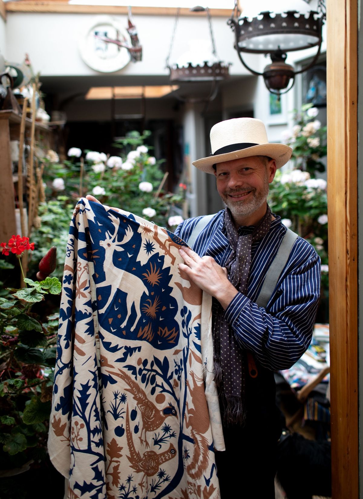 Curtains for Mark Hearlds York home