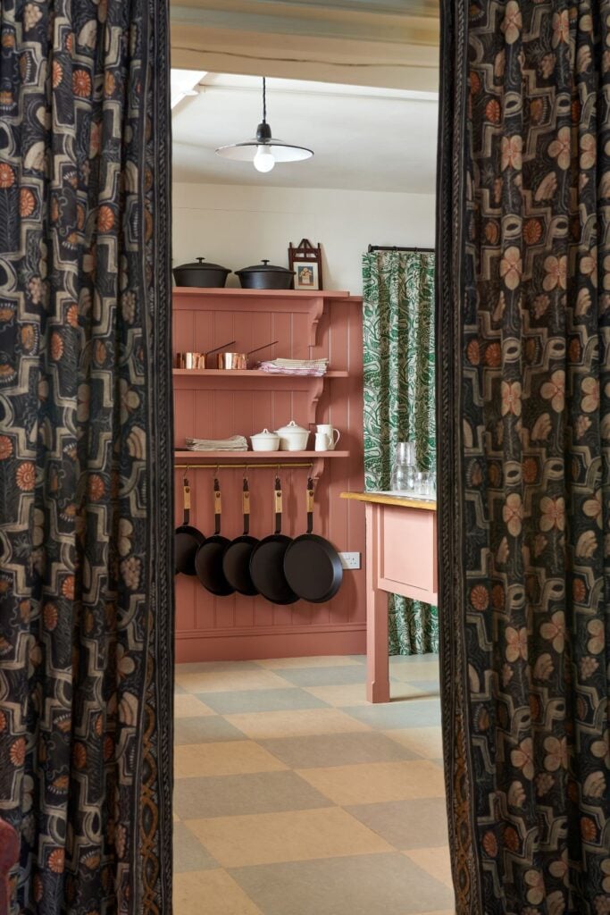 Tinsmiths Ledbury Fabric in Tinsmiths showroom