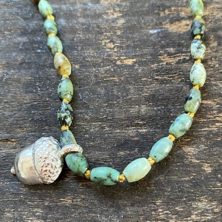 African Turquoise Necklace CDLT 3/18a
