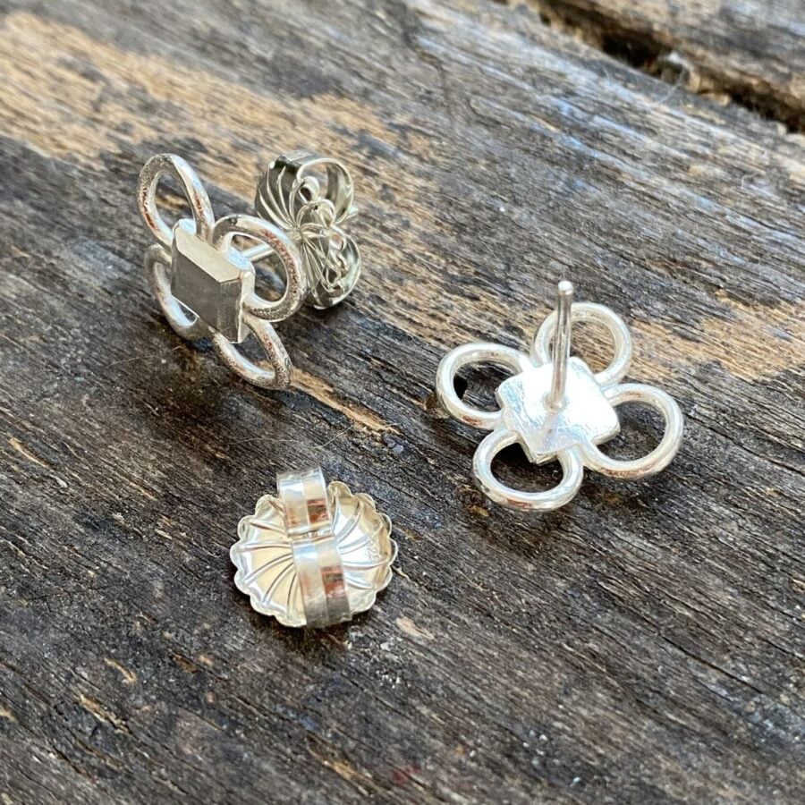 Silver Quatrefoil Earrings CDLT 3/19a