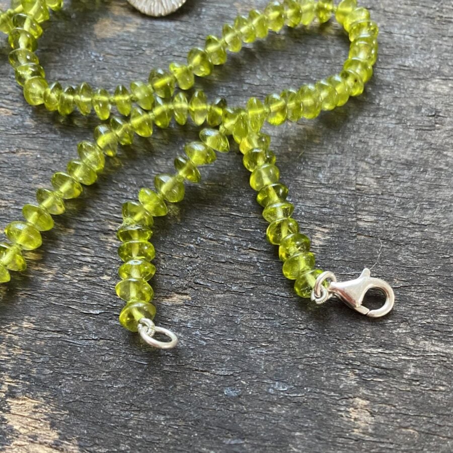 Peridot & Silver Necklace CDLT 9/5