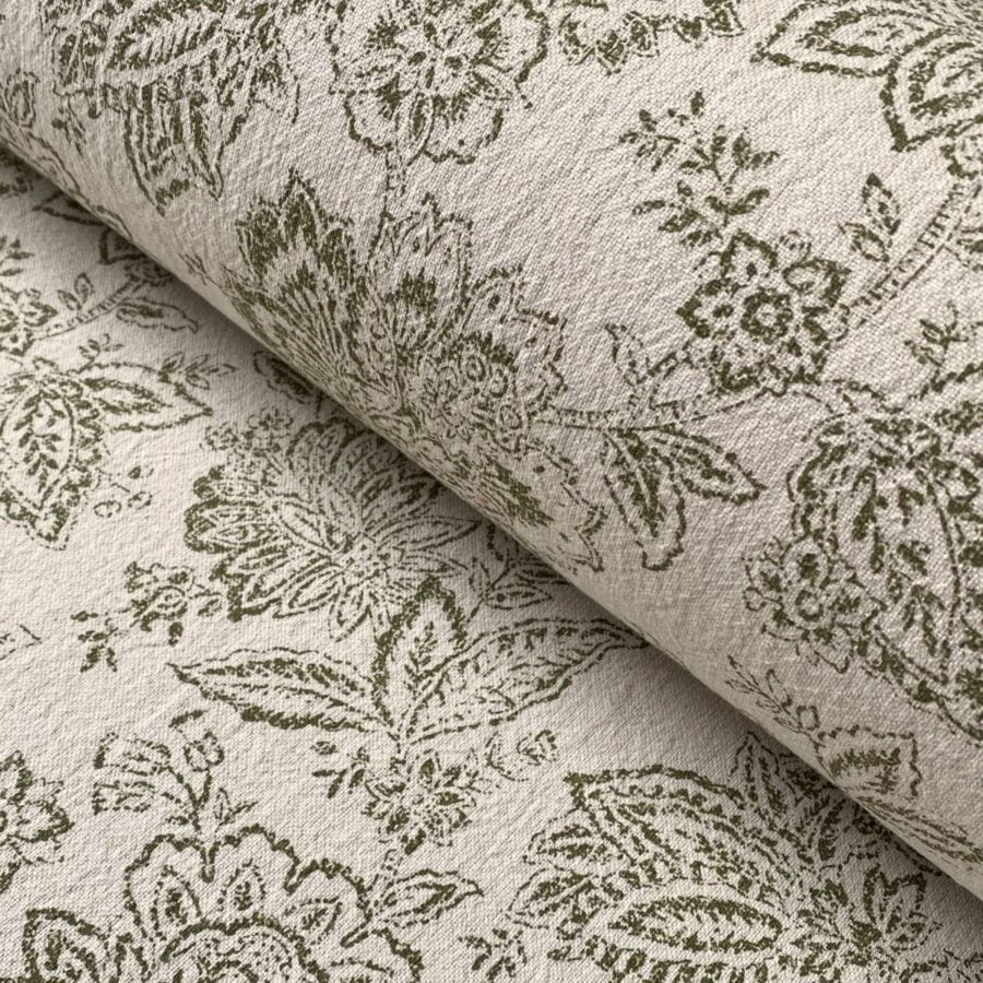 Cedric patterned fabric on a roll