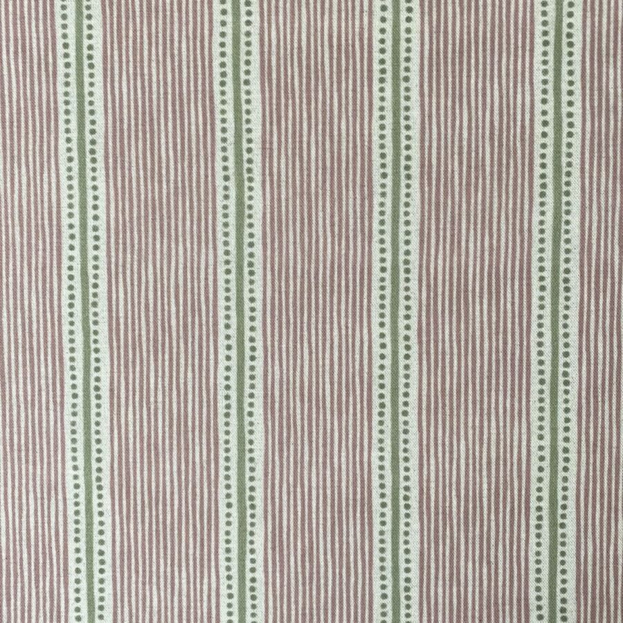 Extra Wide Avebury Stripe Carnation Pink & Sage