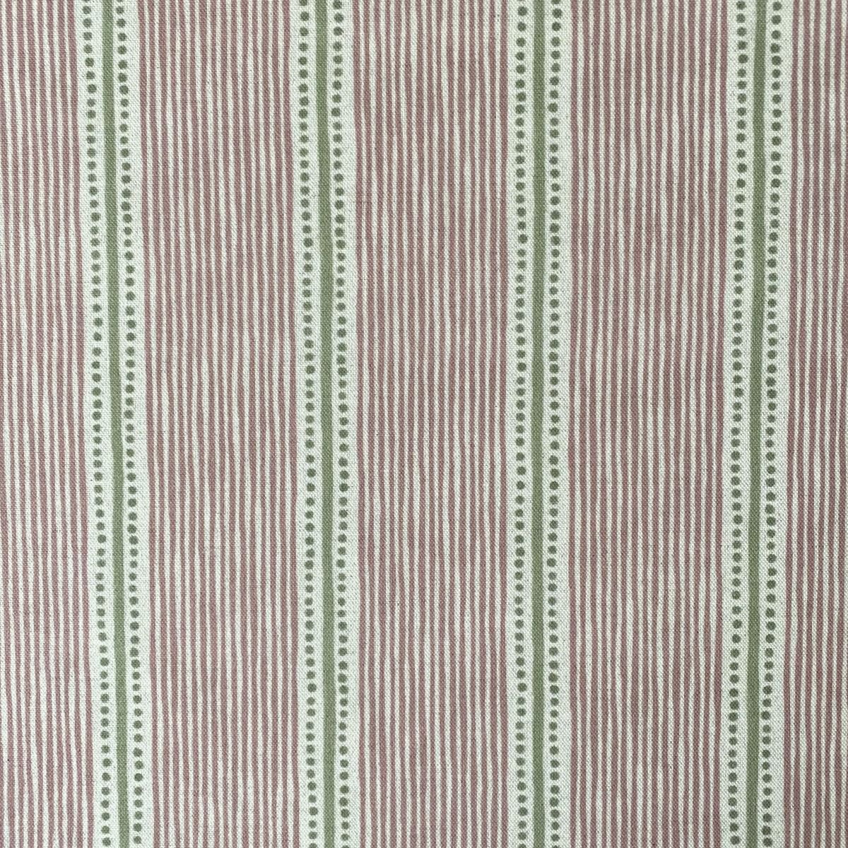 Extra Wide Avebury Stripe Carnation Pink & Sage - Image 2