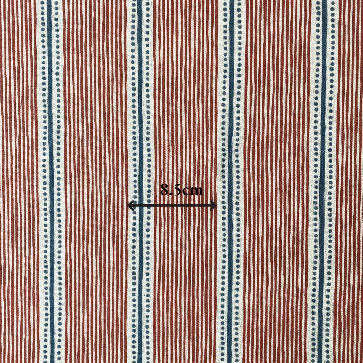 Extra Wide Avebury Stripe Strawberry & Indigo - Image 4