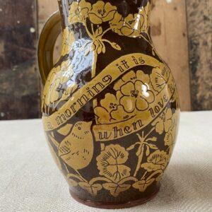 Katie B Morgan Slipware Jug KMSOR2 Laurie Lee - Image 6