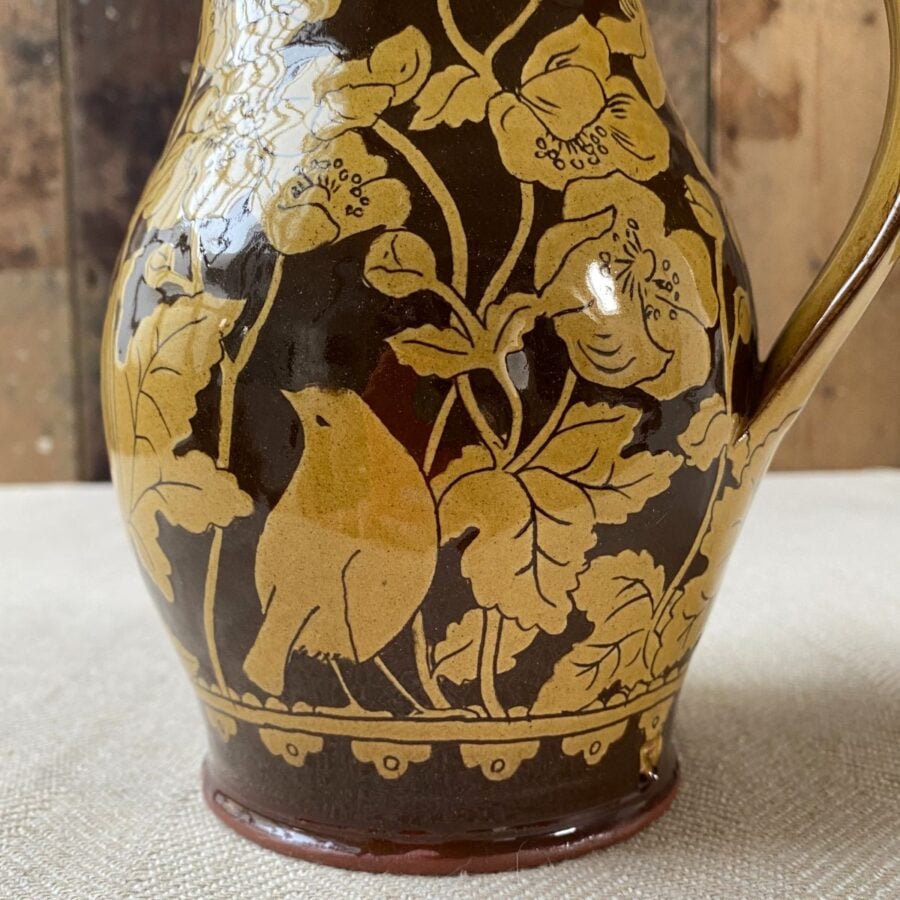 Katie B Morgan Slipware Jug KMSOR3 Anemones