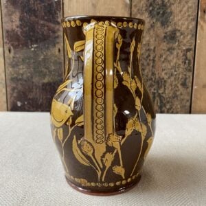 Katie B Morgan Slipware Jug KMSOR4 Willow Leaves - Image 3