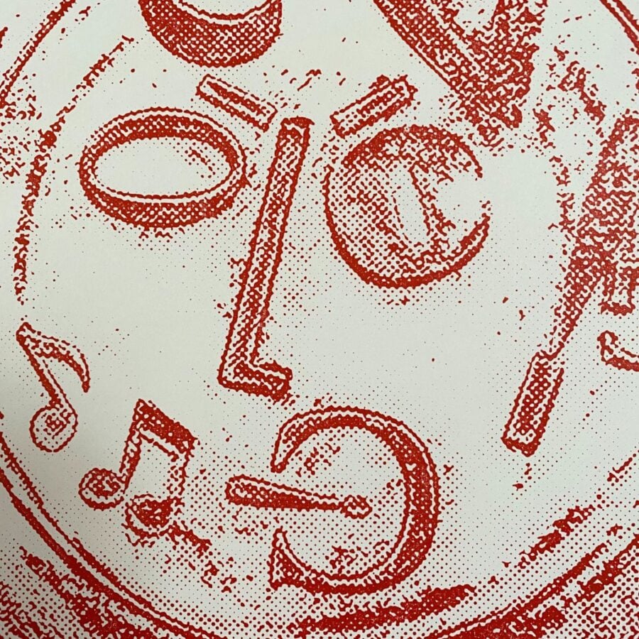 Type Faces Letterpress Poster