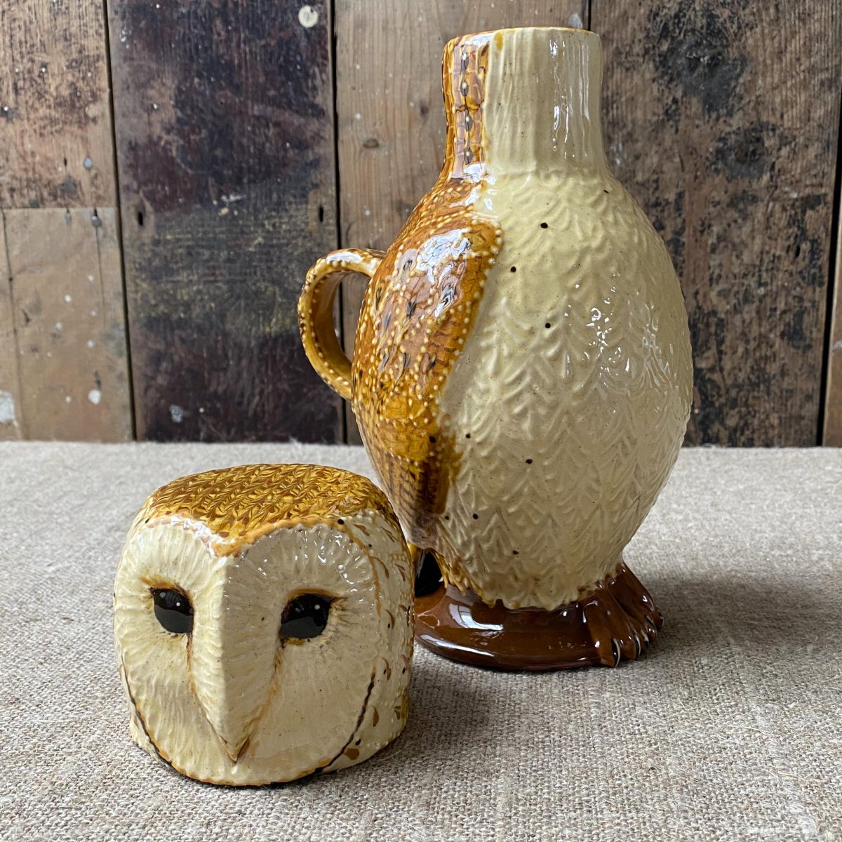 Carole Glover Barn Owl Cup & Jug CAOL1 - Image 2