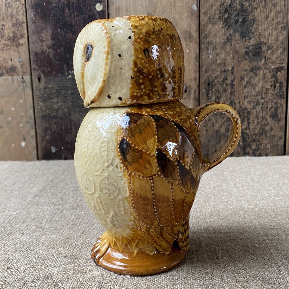 Carole Glover Barn Owl Cup & Jug CAOL2 - Image 4