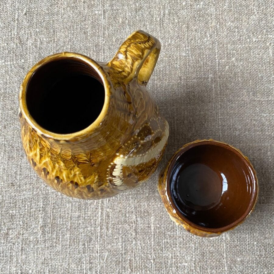 Carole Glover Tawny Owl Cup & Jug CAOL4