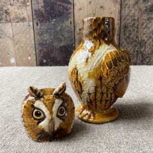 Carole Glover Small Long Eared Owl Cup & Jug CAOS5 - Image 2