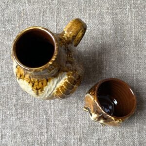 Carole Glover Small Long Eared Owl Cup & Jug CAOS5 - Image 3