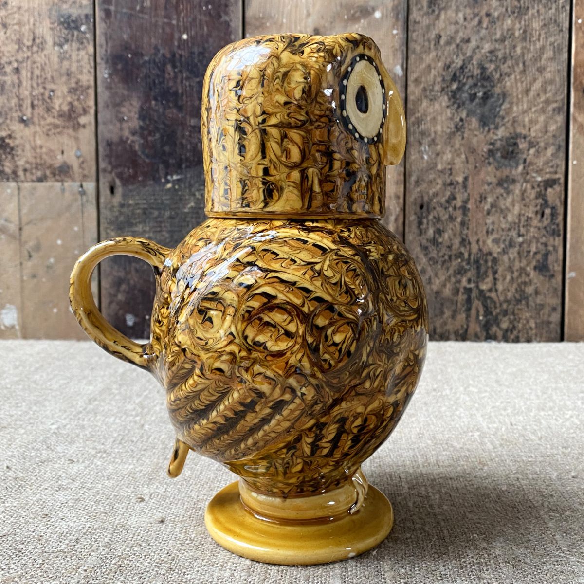 Carole Glover Ozzy Owl Jug CAOZ1 - Image 4