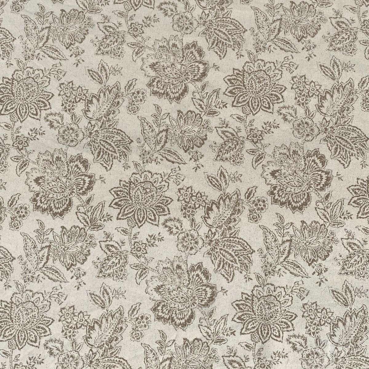 Tree of Life patterned fabric on a slanted roll