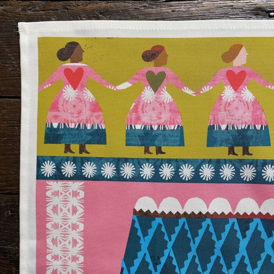 Marion Elliot Tea Towel - Horses & Dancers