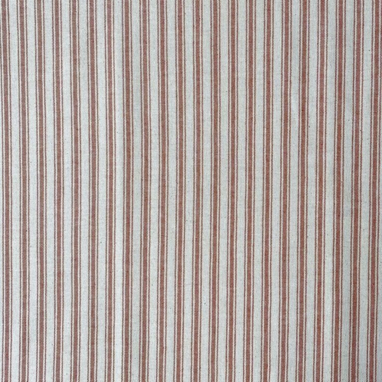 Extra Wide Hector Ticking Stripe - Brick - Image 2