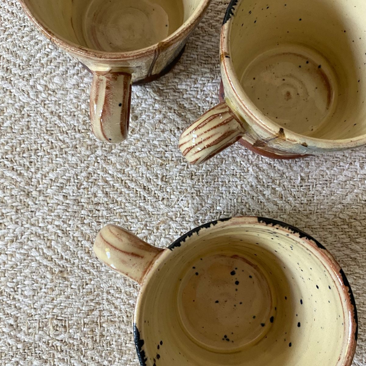 Jennifer Hall Slipware Espresso Cup - Geometric JHES - Image 2