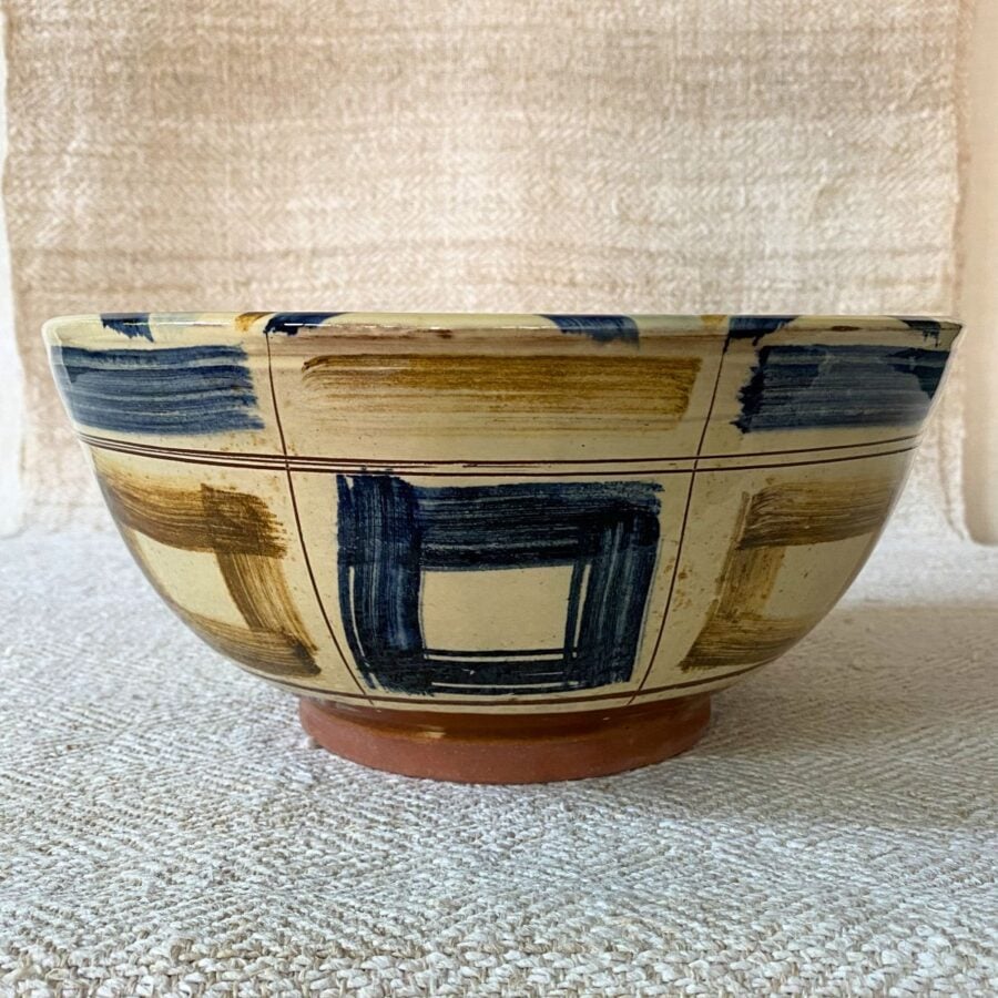 Jennifer Hall Slipware Salad Bowl JHSB3