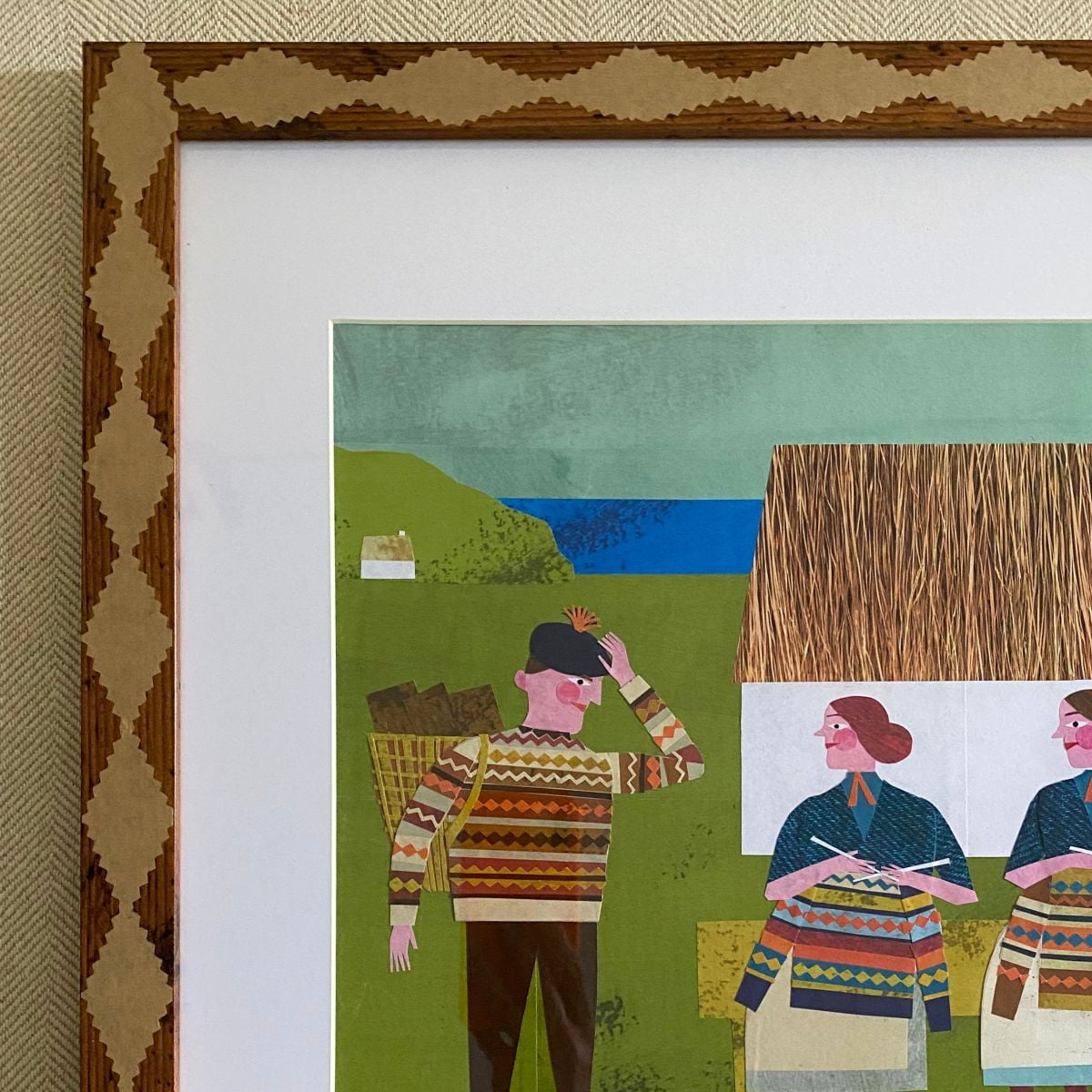 Marion Elliot Papercut Collage - The Fairisle Knitters - Image 3